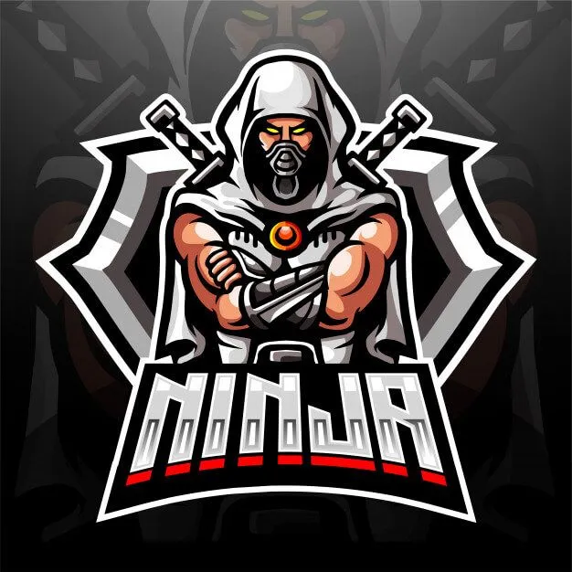 Cyber ninja mascot design by Hamdan Ibne Muneer